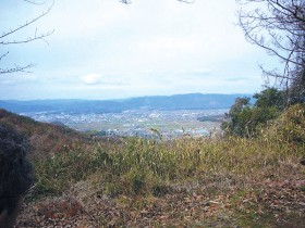 福山城址頂上からの景観